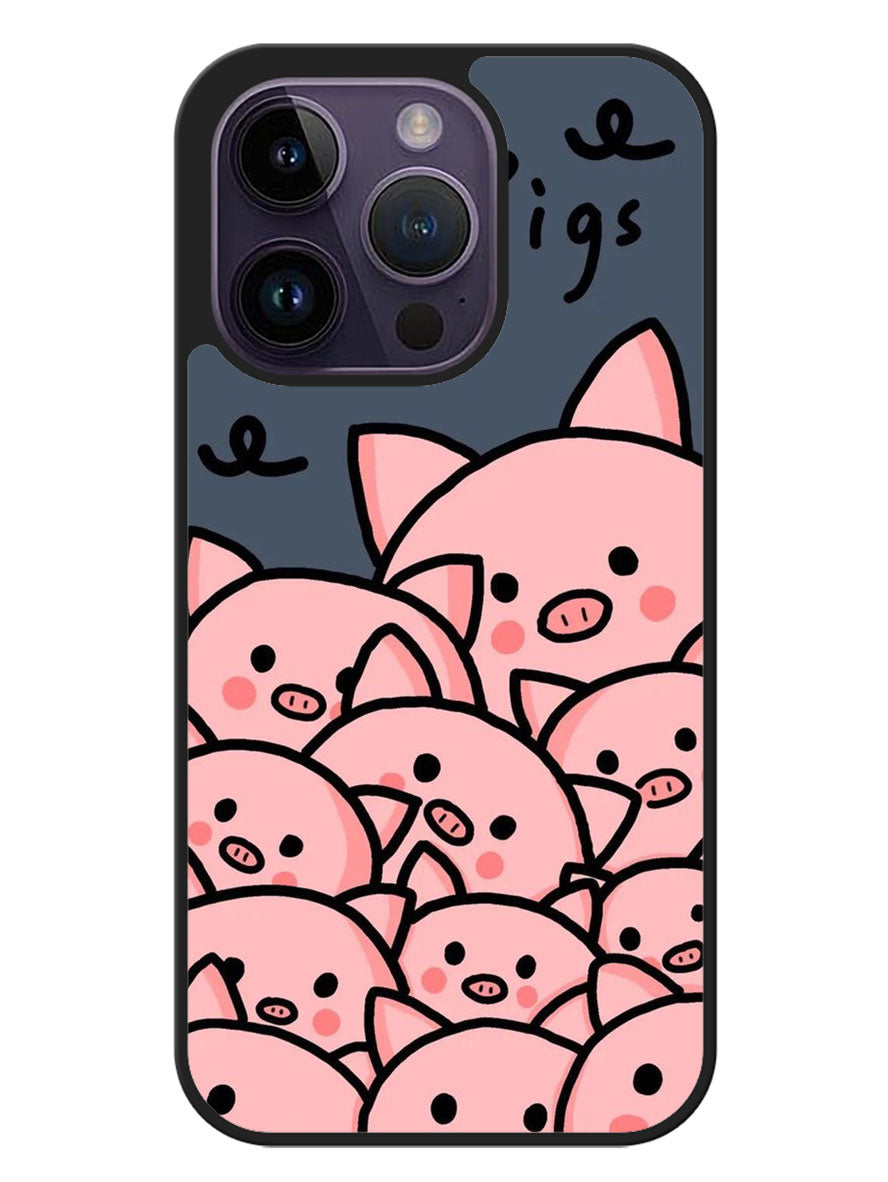 Many Pigs iPhone 14 Pro Max Case