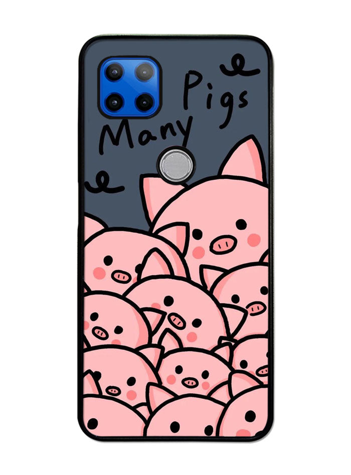 Many Pigs Motorola Moto G 5G Case , Moto One 5G Ace Case