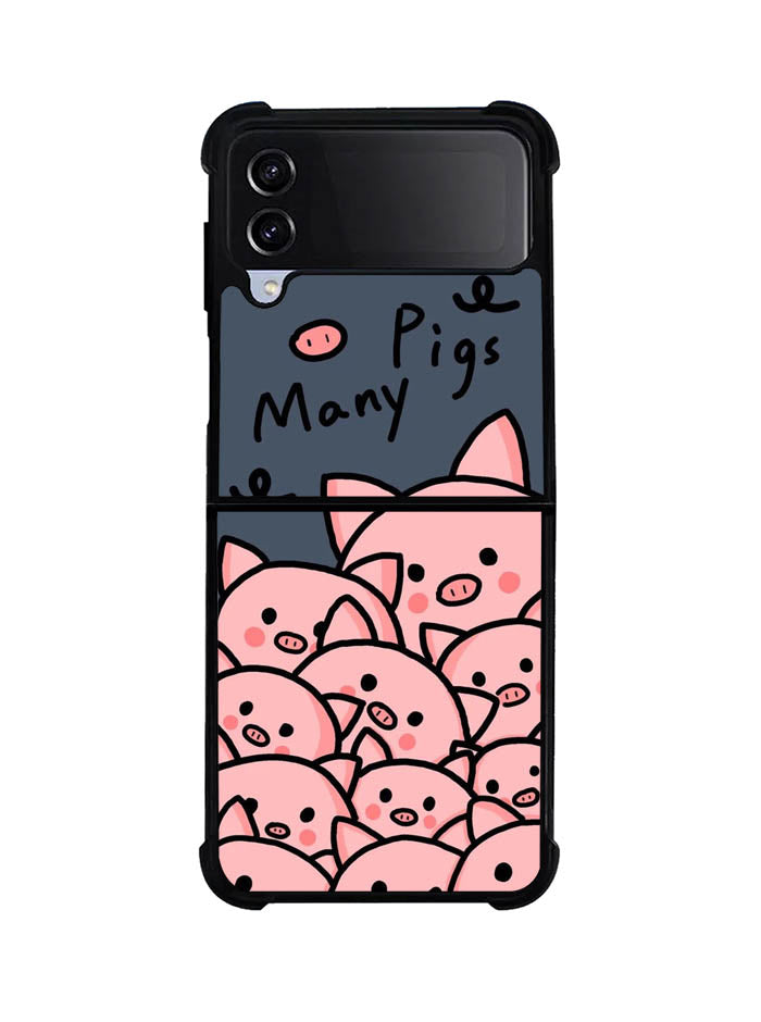 Many Pigs Samsung Galaxy Z Flip 4 5G 2022 Case