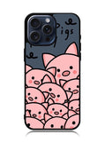 Many Pigs iPhone 15 Pro Max Case