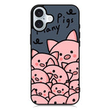 Many Pigs iPhone 16 Case
