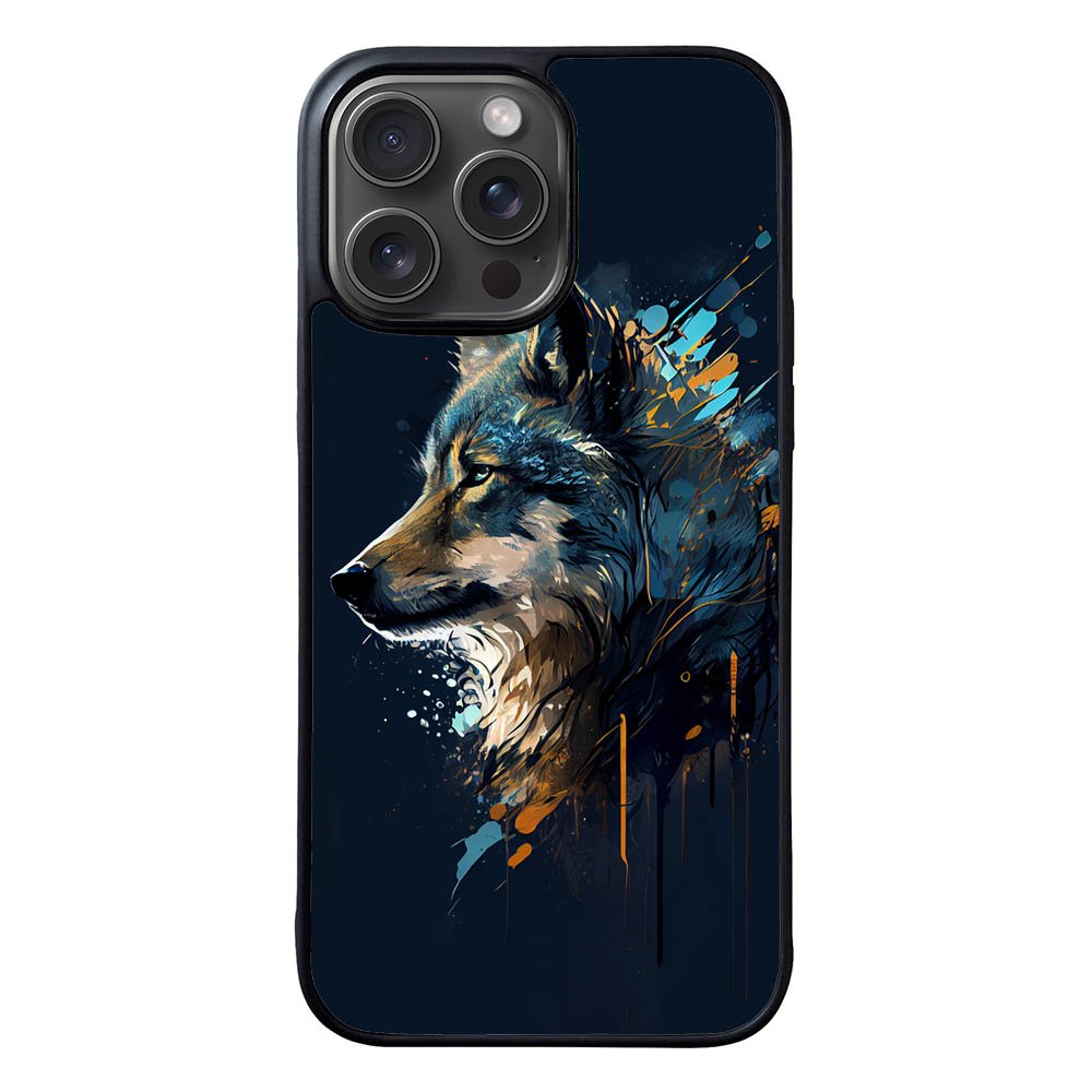 Wolf Art Dark FLF0488 iPhone 15 Pro Max Case