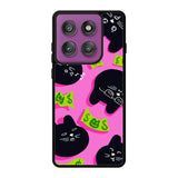 Black Cat Cash FLF0498 Motorola Moto Edge 60 Pro Case