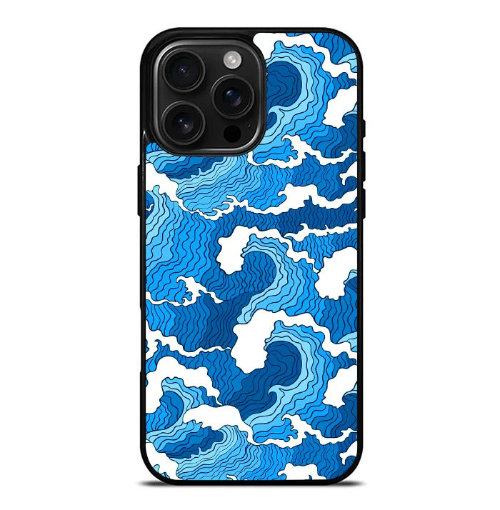 Waves Blue FLF0506 iPhone 16 Pro Max Case