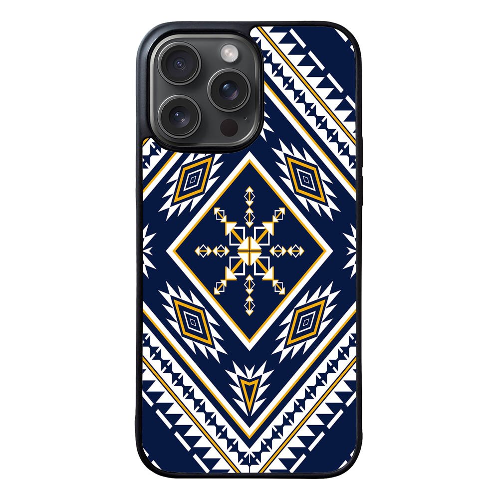 Geometric Blue FLF0526 iPhone 15 Pro Max Case