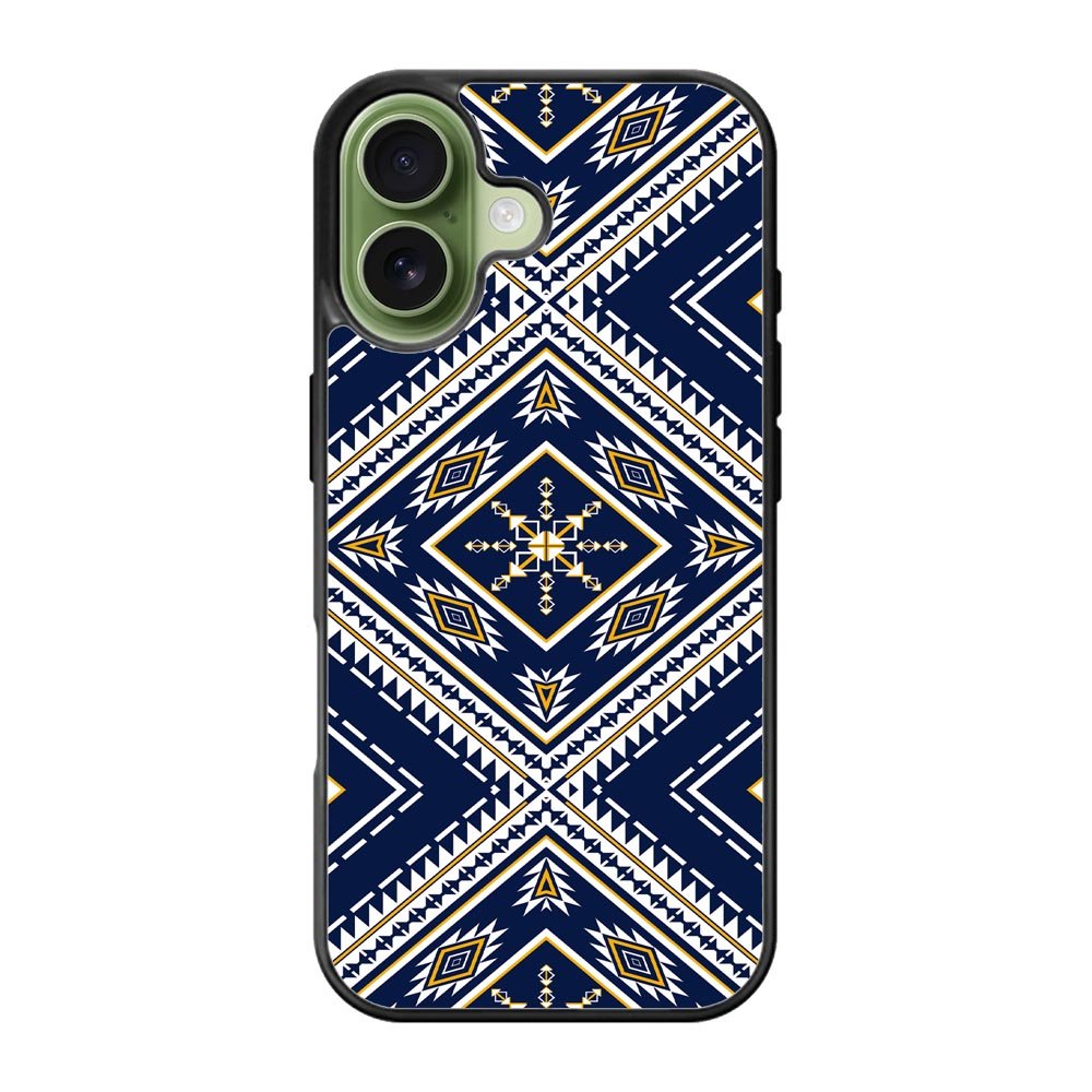 Geometric Blue FLF0527 iPhone 17 Case