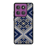 Geometric Blue FLF0527 Motorola Moto Edge 60 Pro Case