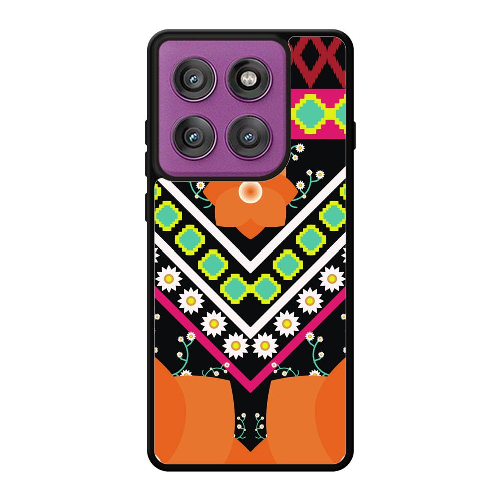 Geometric Flower FLF0531 Motorola Moto Edge 60 Pro Case