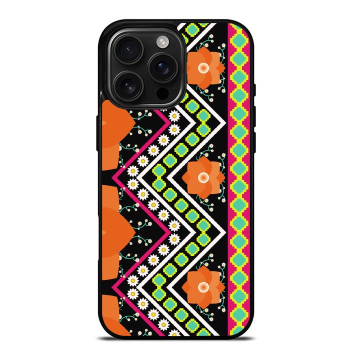 Geometric Flower FLF0532 iPhone 16 Pro Max Case