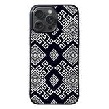 Black Geometric FLF0533 iPhone 15 Pro Max Case
