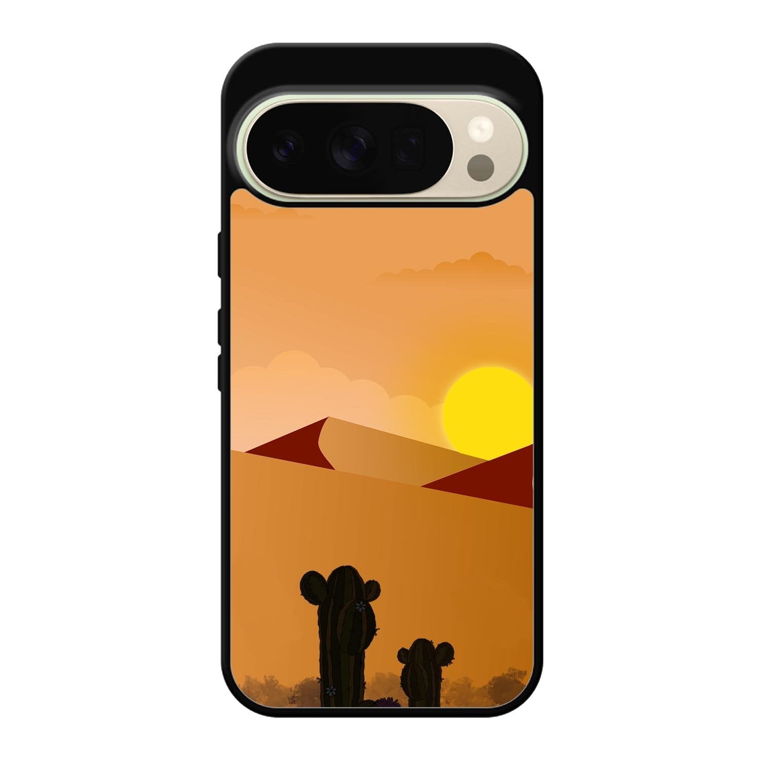 Desert Black Cactus FLF0551 Google Pixel 10 Pro XL Case