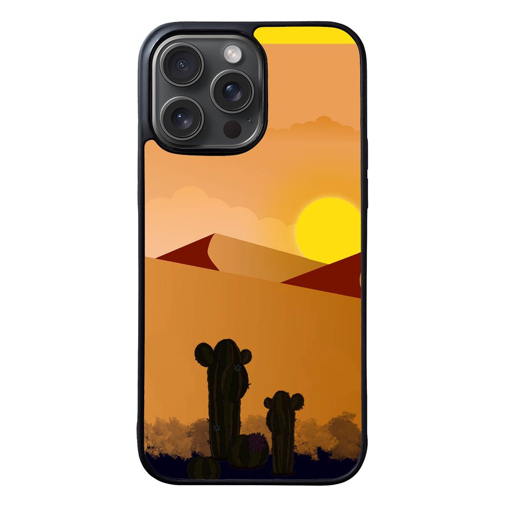 Desert Black Cactus FLF0551 iPhone 15 Pro Max Case