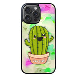 Happy Cactus Cute FLF0556 iPhone 15 Pro Max Case