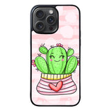 Kawaii Cactus Smile FLF0568 iPhone 15 Pro Max Case