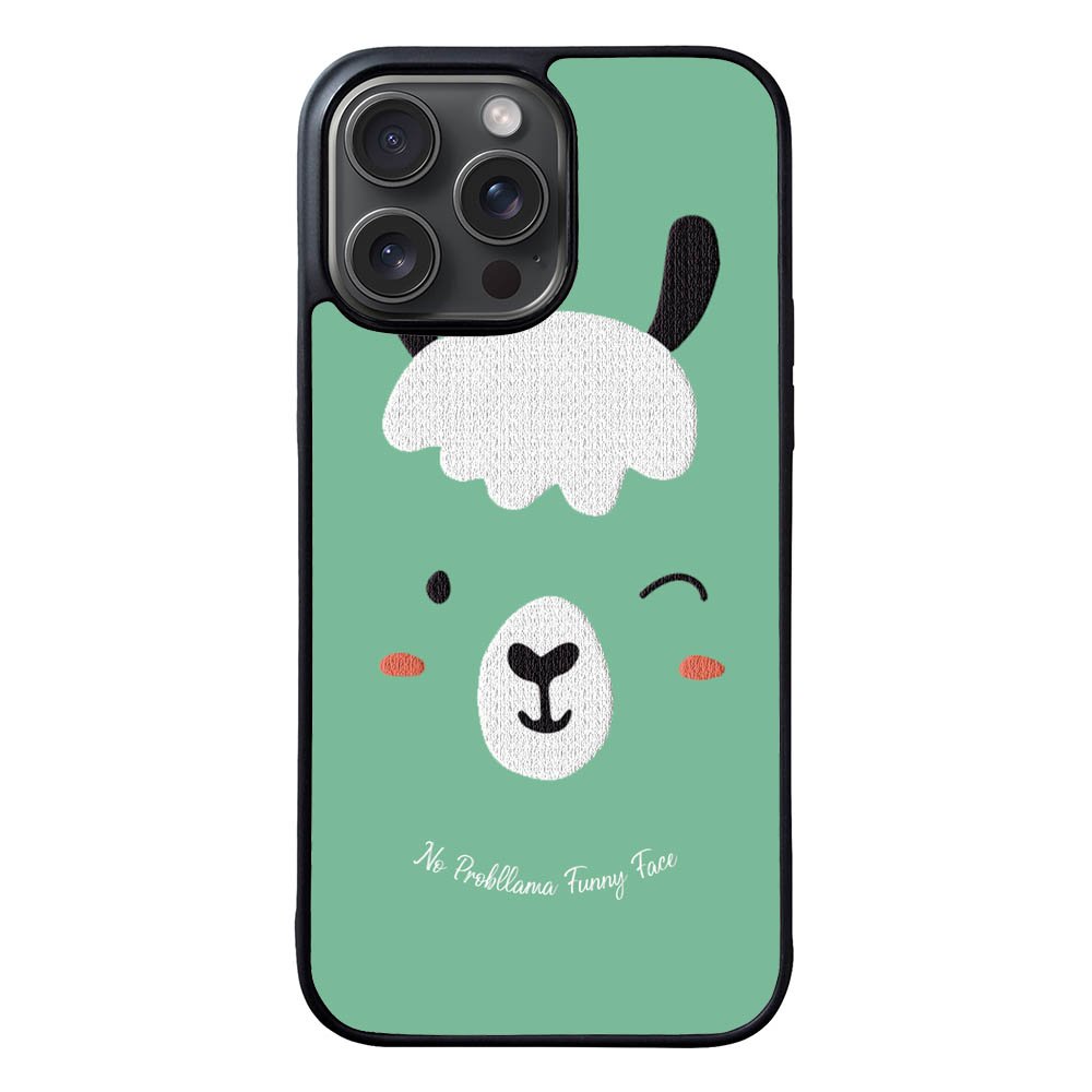 Llama Funny Face FLF0569 iPhone 15 Pro Max Case