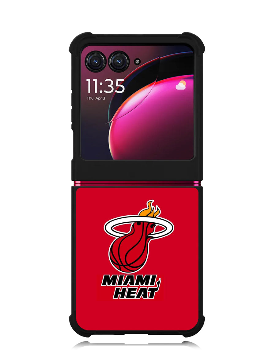 Miami Heat Logo Motorola Moto Razr Plus 2023 , Moto Razr+ 2023 Case OV10968