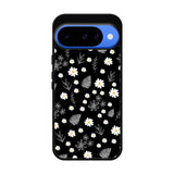 Floral Flower Black White Google Pixel 10 Case QC11088