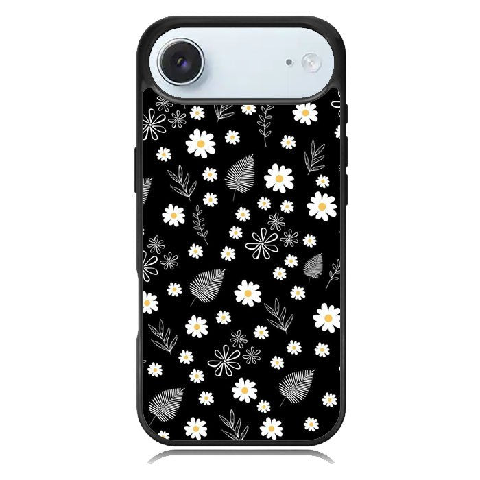 Floral Flower Black White iPhone 17 Air Case OV11088