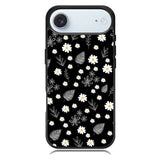 Floral Flower Black White iPhone 17 Air Case OV11088
