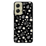 Floral Flower Black White Motorola Moto G Stylus 5G 2024 Case OV11088