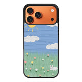 Summer Rabbit and Flower iPhone 17 Pro Max Case QC11048