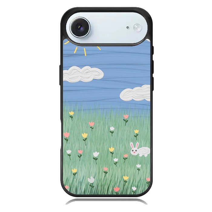 Summer Rabbit and Flower iPhone 17 Air Case OV11048
