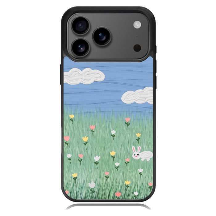 Summer Rabbit and Flower Samsung Galaxy S26 Case OV11048