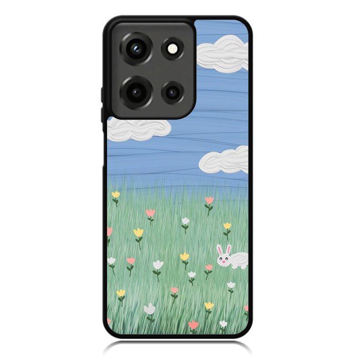 Summer Rabbit and Flower Motorola Moto G 5G 2025 Case OV11048