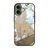 Cat and Butterfly Cartoon iPhone 17 Case OV11191