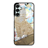 Cat and Butterfly Cartoon Samsung Galaxy A16 Case OV11191