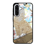 Cat and Butterfly Cartoon Samsung Galaxy A26 5G Case RC11191