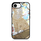 Cat and Butterfly Cartoon iPhone 16e Case OV11191