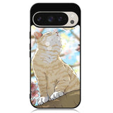 Cat and Butterfly Cartoon Google Pixel 9 Pro XL Case OV11191
