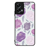 Floral Flower Purple Motorola Moto G Play 2024 Case OV11089