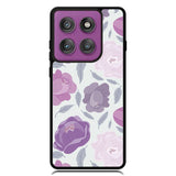Floral Flower Purple Motorola Moto Edge 2025 | Moto Edge 60 Fusion | Moto Edge 60 Pro Case OV11089
