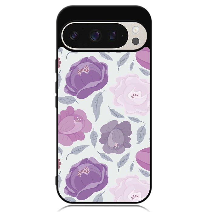 Floral Flower Purple Google Pixel 9 | Pixel 9 Pro Case OV11089