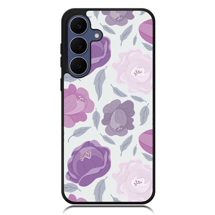 Floral Flower Purple Samsung Galaxy S25 FE Case OV11089
