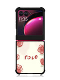 Rose Aesthetic Painting Motorola Moto Razr Plus 2023 , Moto Razr+ 2023 Case OV11015