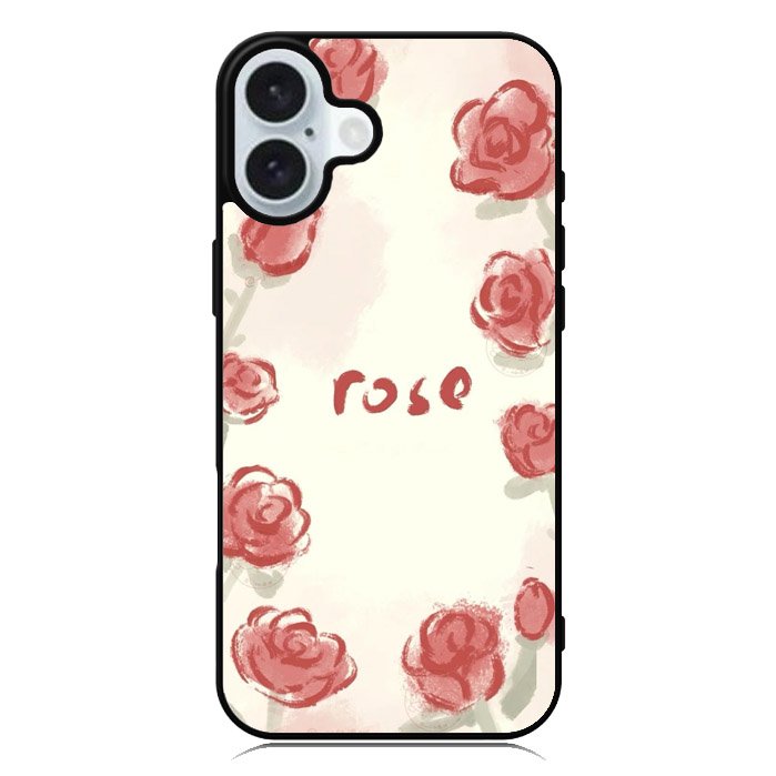 Rose Aesthetic Painting iPhone 16 Plus Case QC11015