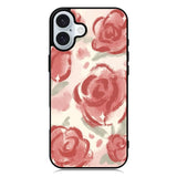 Rose Painting iPhone 16 Plus Case QC11016