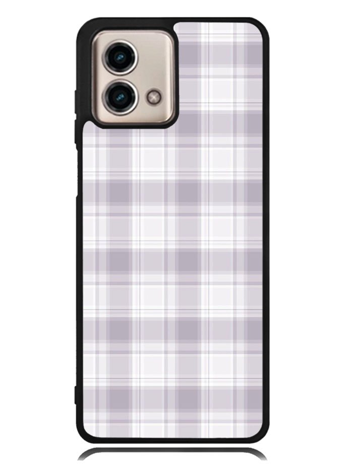 Grid Line Aesthetic Soft Purple Motorola Moto G Stylus 5G 2023 Case OV11103