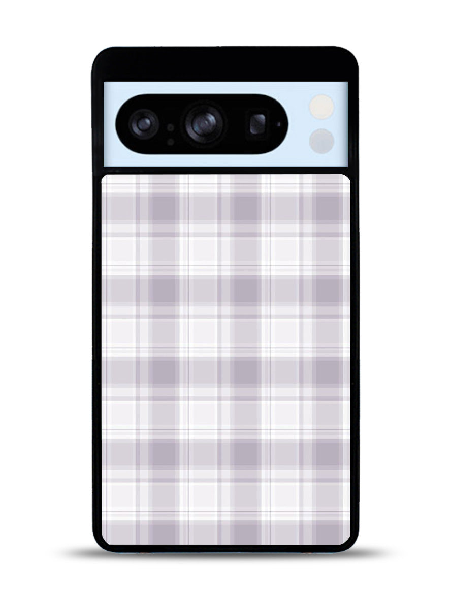Grid Line Aesthetic Soft Purple Google Pixel 8 Pro Case QC11103