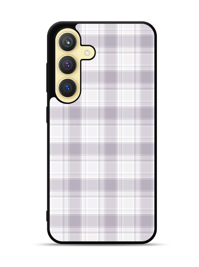 Grid Line Aesthetic Soft Purple Samsung Galaxy S25 Plus 5G , Samsung Galaxy S25+ 5G Case OV11103
