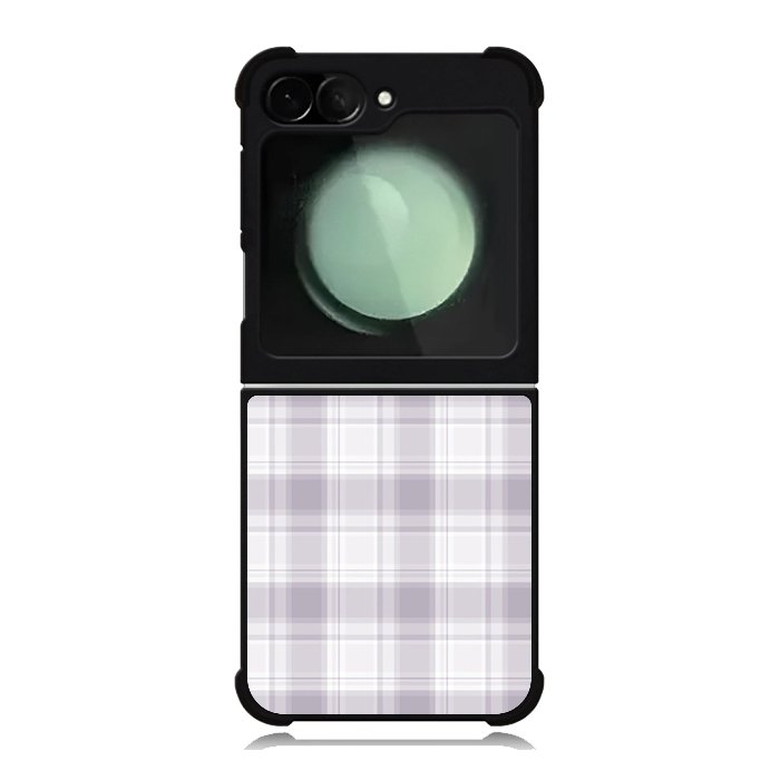 Grid Line Aesthetic Soft Purple Samsung Galaxy Z Flip 6 5G 2024 Case OV11103