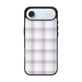 Grid Line Aesthetic Soft Purple iPhone Air Case QC11103