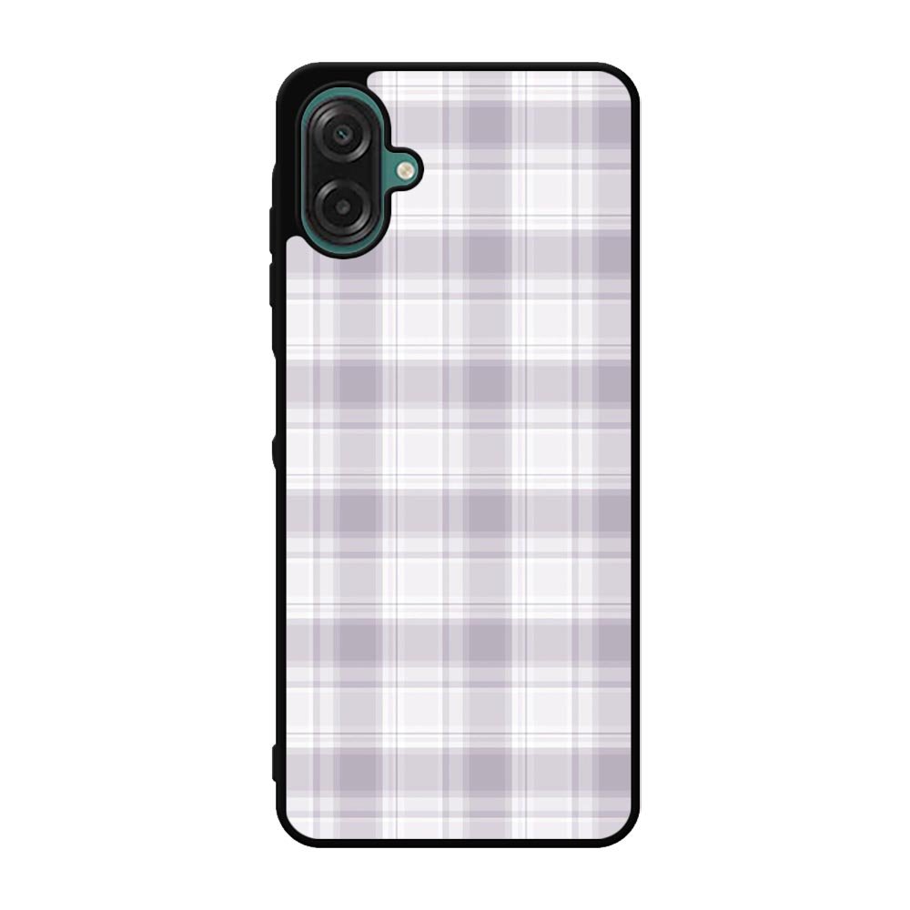 Grid Line Aesthetic Soft Purple Samsung Galaxy A07 Case QC11103