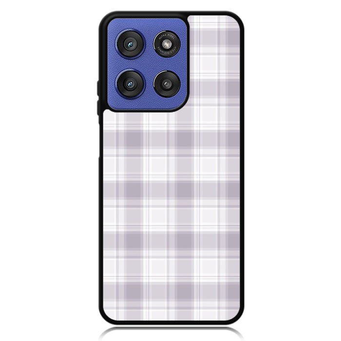 Grid Line Aesthetic Soft Purple Motorola Moto G Stylus 5G 2025 Case OV11103
