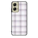 Grid Line Aesthetic Soft Purple Motorola Moto G Stylus 5G 2024 Case OV11103