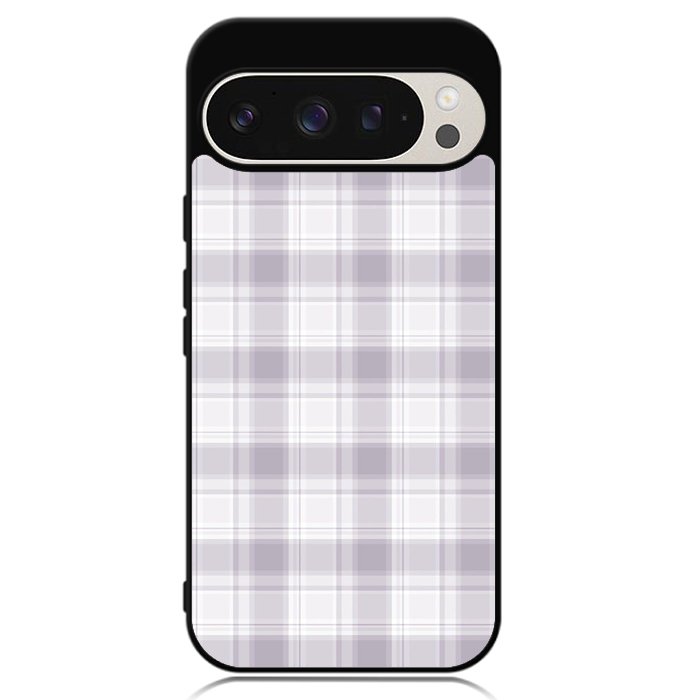 Grid Line Aesthetic Soft Purple Google Pixel 9 Pro XL Case OV11103