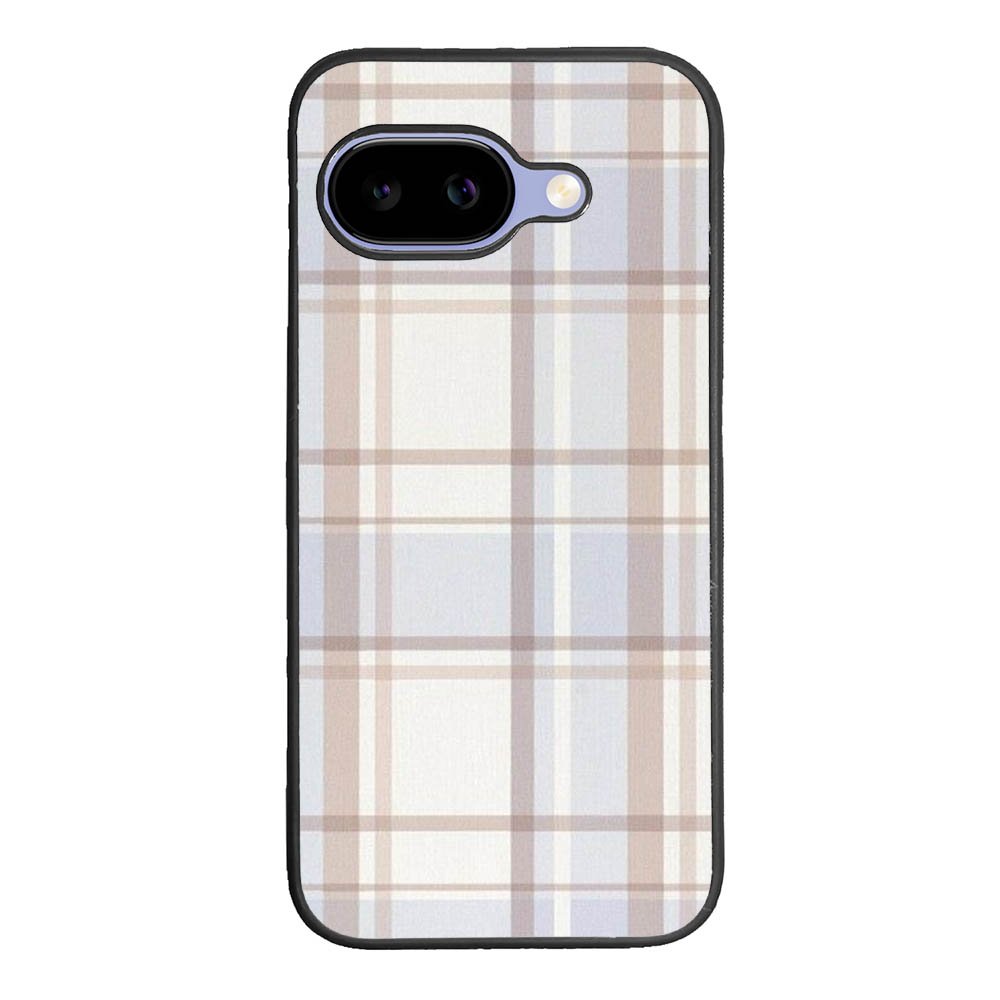 Grid Aesthetic Soft Brown Google Pixel 10A Case OV11102